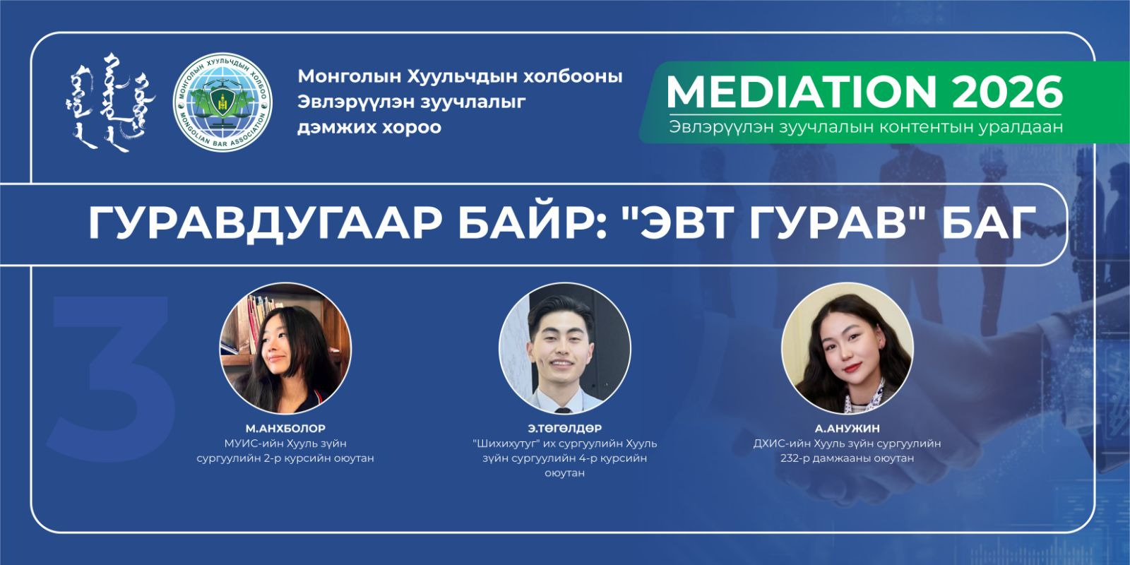 ЭВЛЭРҮҮЛЭН ЗУУЧЛАЛЫН ВИДЕО КОНТЕНТЫН УРАЛДААН(ГУТГААР БАЙР)